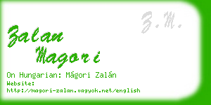 zalan magori business card