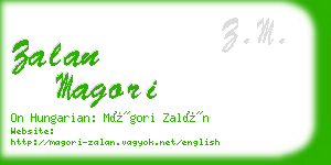 zalan magori business card
